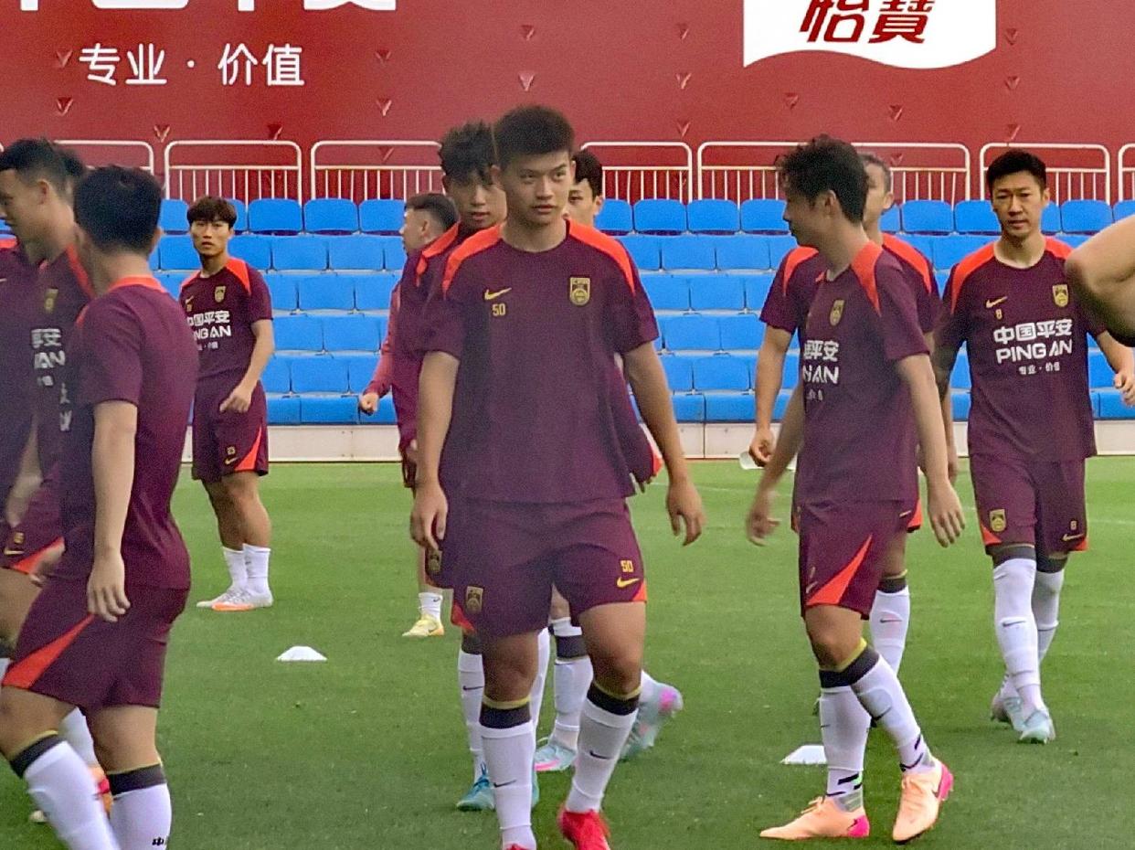 刘浩帆成功补入国足训练阵容